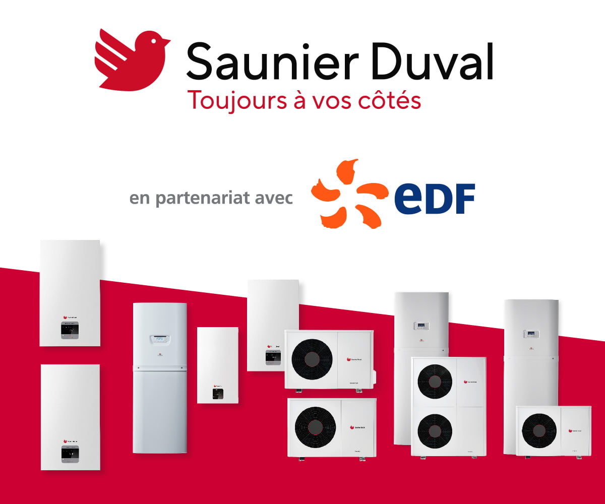 Jusqu'à 300 € TTC EDF SAUNIER DUVAL 2023