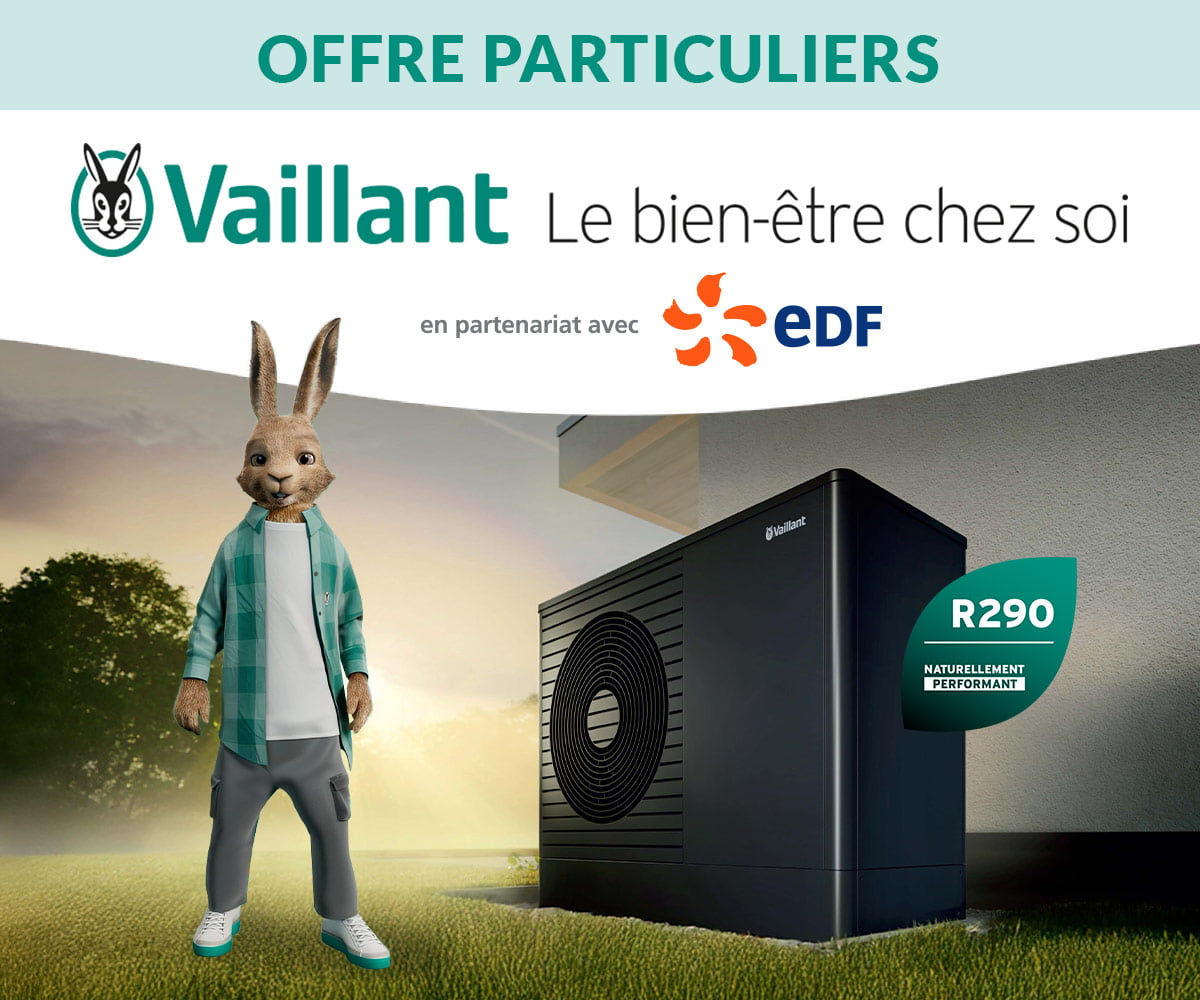 Jusqu'à 250 € TTC VAILLANT EDF 2026