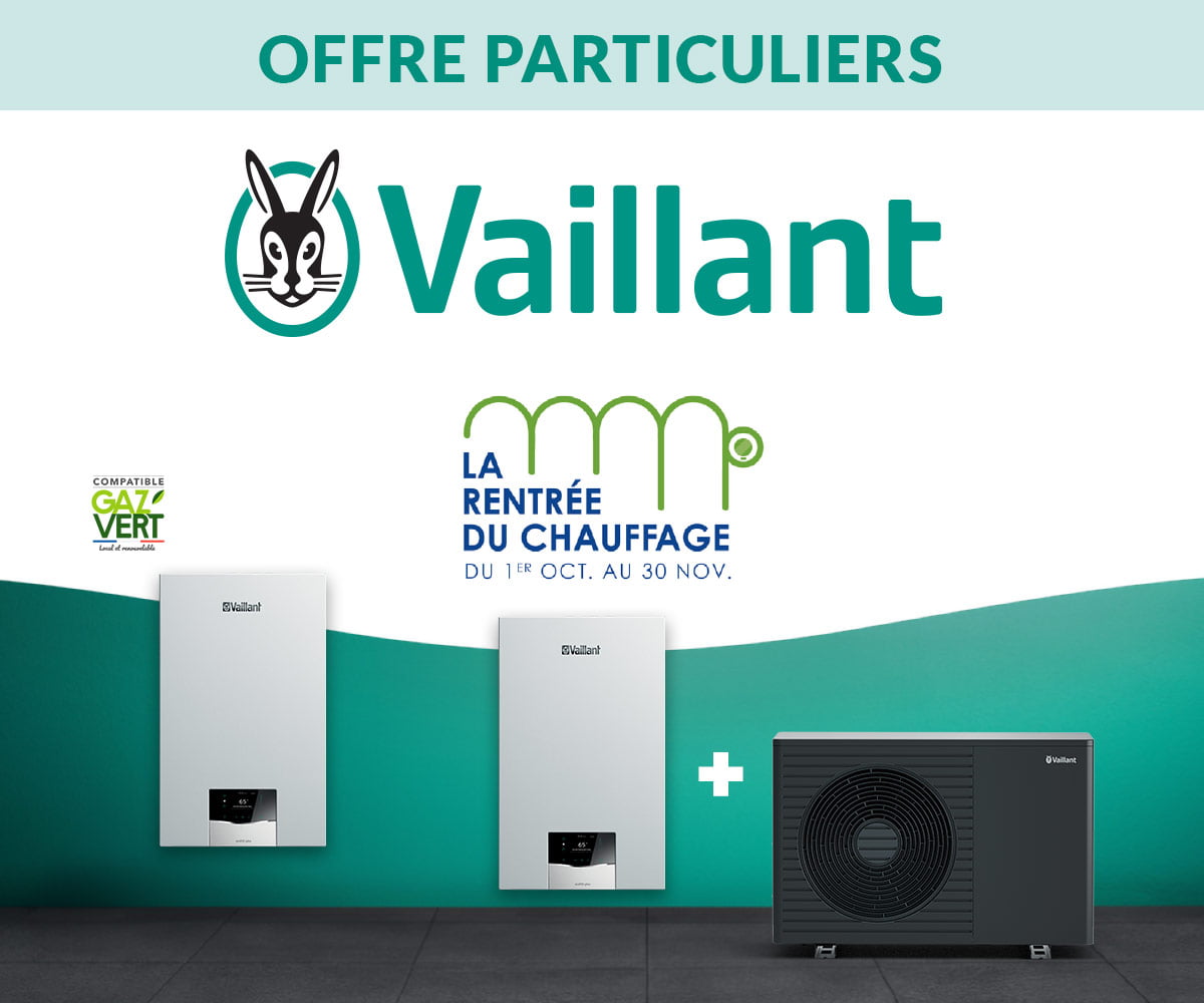 Jusqu'à 125 € TTC remboursés avec Vaillant GRDF pour la rentrée du chauffage 2026